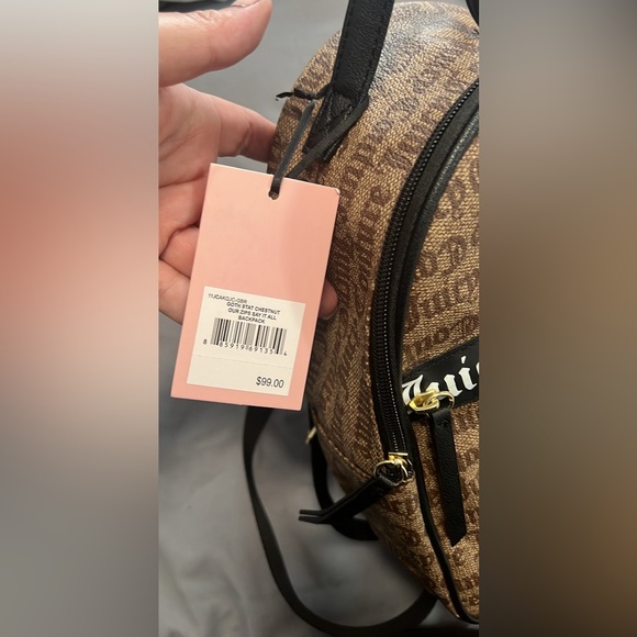New juicy couture brown backpack - Picture 2 of 2